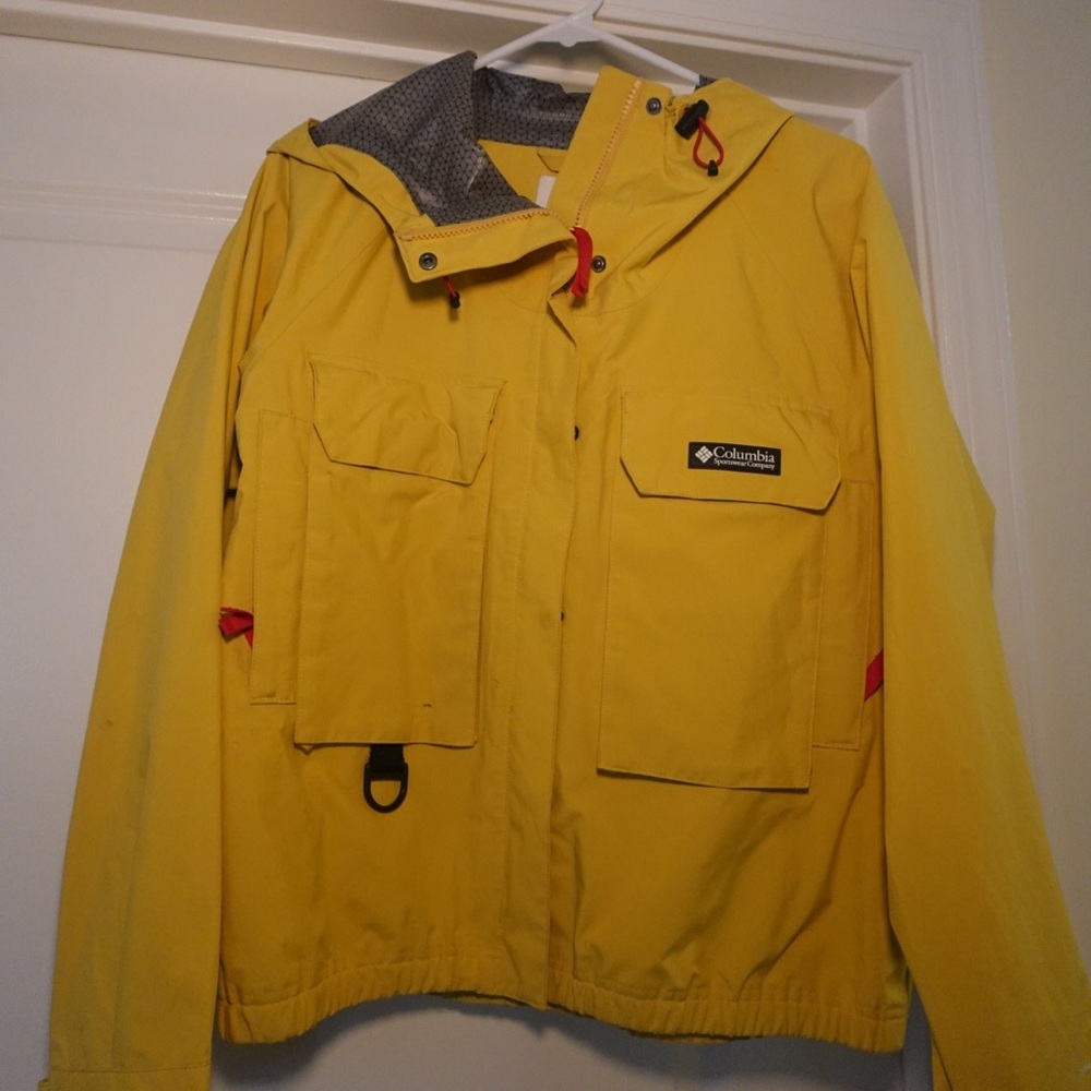 Columbia Vibrant Yellow Outdoor Jacket